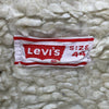 Levi Strauss Orange Tab Blue Wash Denim Sherpa Jacket Size M