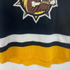 CCM Hamilton Bulldogs Black Hockey Jersey Size L OHL