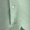 The North Face Zip Pockets Fleece Snap T Jacket Size M Green