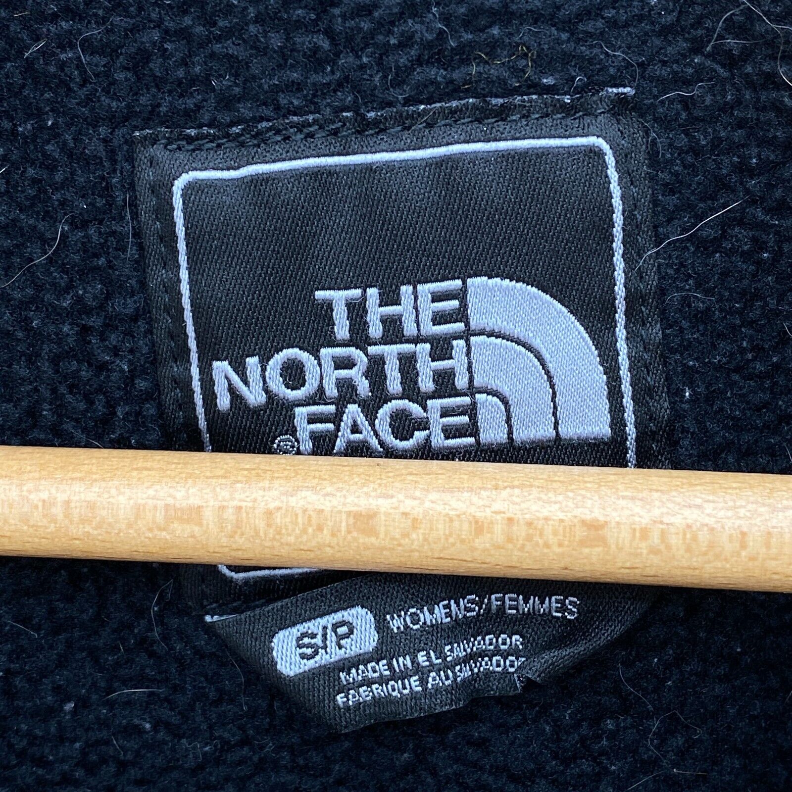 The North Face Womens Black Denali Fleece Jacket Size S