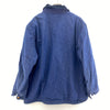 Vintage Wrangler Dark Wash Blue Blanket Lined Button Up Denim Jacket Size 48