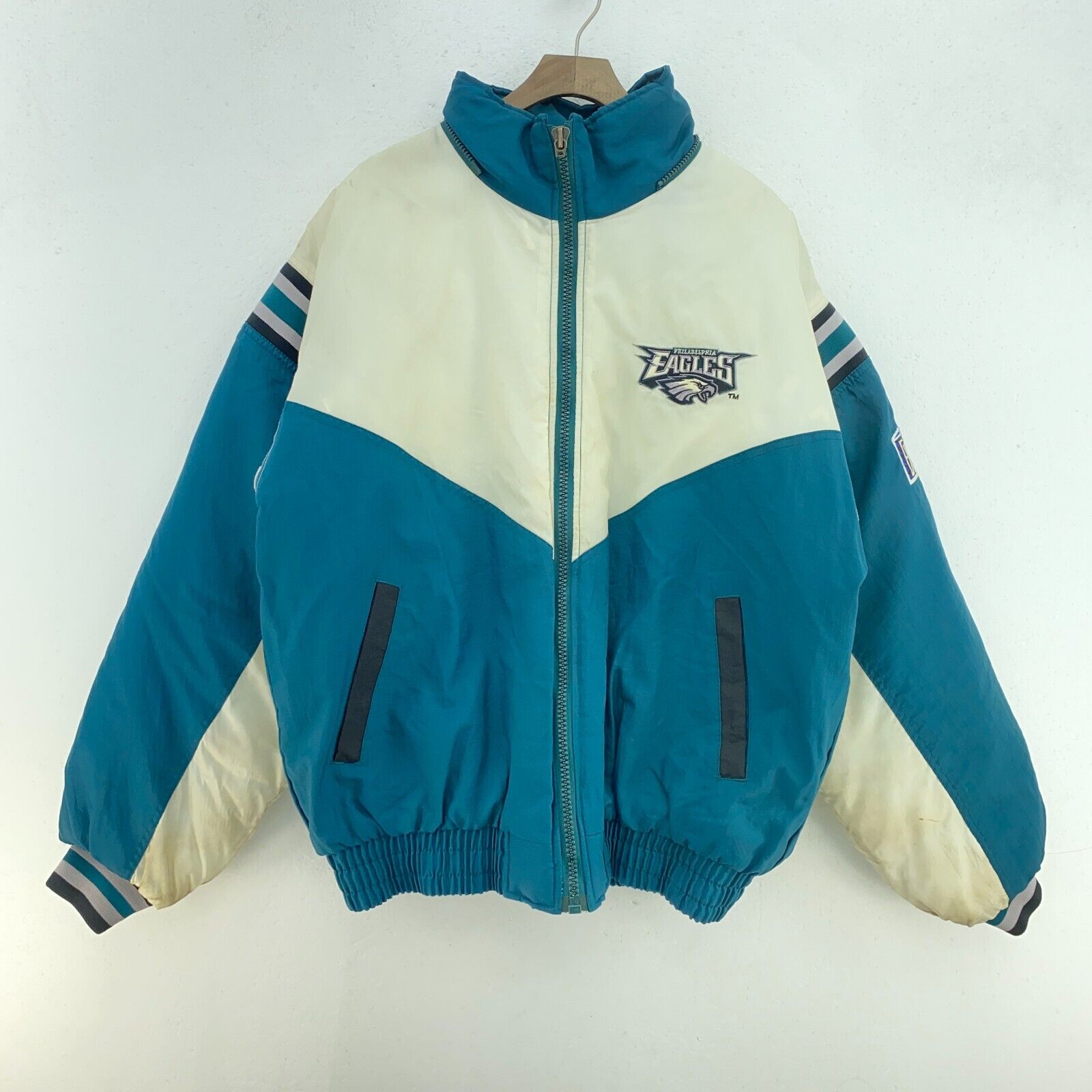 Philadelphia Eagles NFL Experience Full Zip Insulated Green Jacket Size L