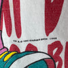 1996 Warner Bros Bugs Bunny White T-shirt Novel Teez Size XL All Over Print