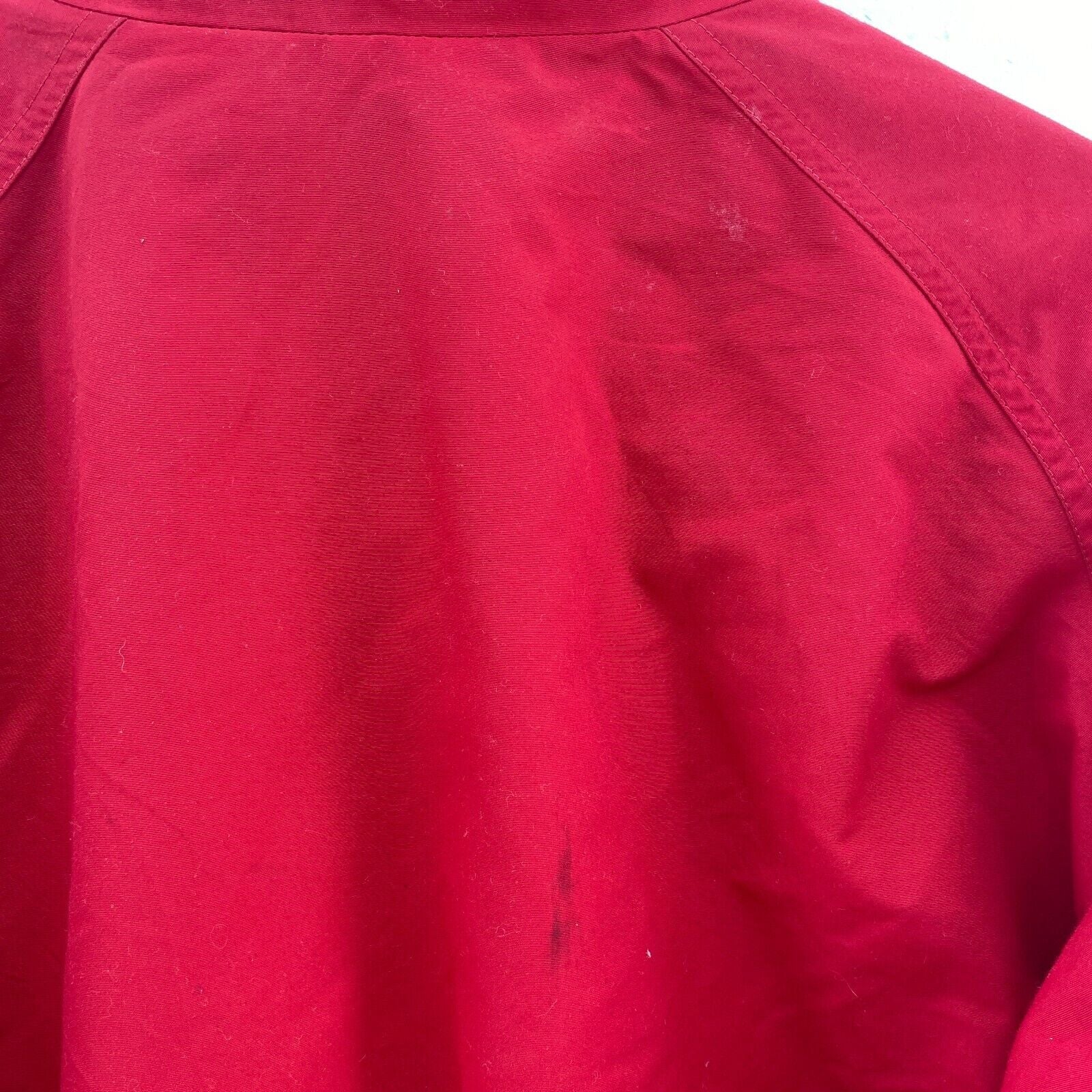 Women's L.L.Bean Men's Red Jacket Zip Pockets Full Zip Size L 90s
