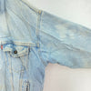 Vintage Levi Strauss Sherpa Lined Light Blue Wash Snapped Denim Jacket Size M