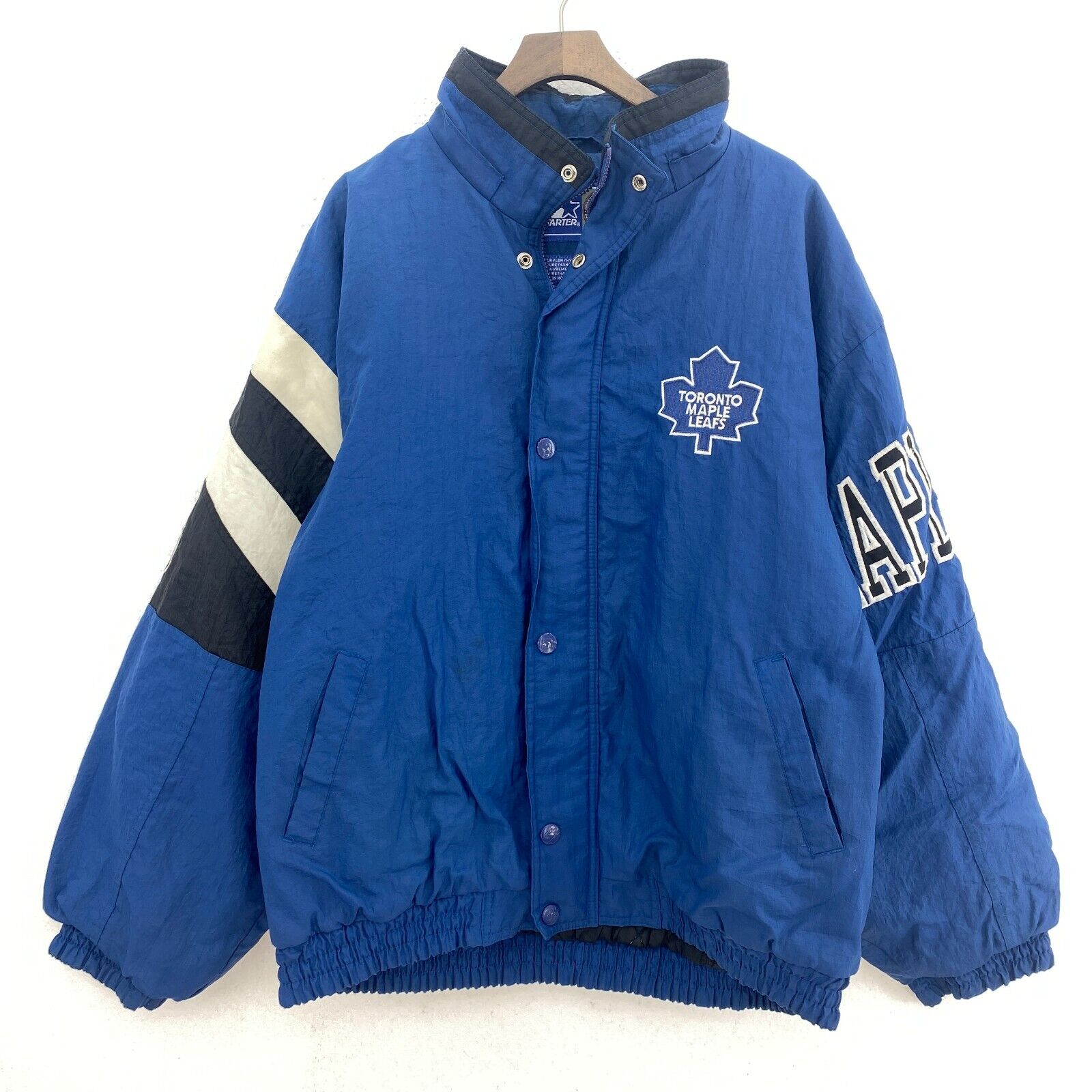 Starer Toronto Maple Leafs NHL Full Zip Insulated Jacket Size L