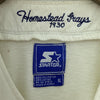 Vintage Starter Grays V-Neck Button Up White Jersey Size XL