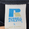 Russell Athlethic Seattle Mariners Button Up Black Jersey Size L