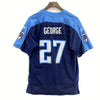 Reebok V-Neck Blue NFL George #27 Jersey Size L Kids