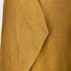 Vintage Burberry London Logo Quarter Zip Mustard Sweater Size 7