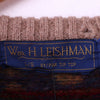 H.Leishman Women's Wool Knit Pullover Sweater Size Large Red 90s