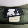 Vintage Starter Embroidered Logo Green Sweatshirt Size XL