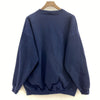 Logo Athletic Wolverines Michigan University Navy Blue Sweatshirt Size L