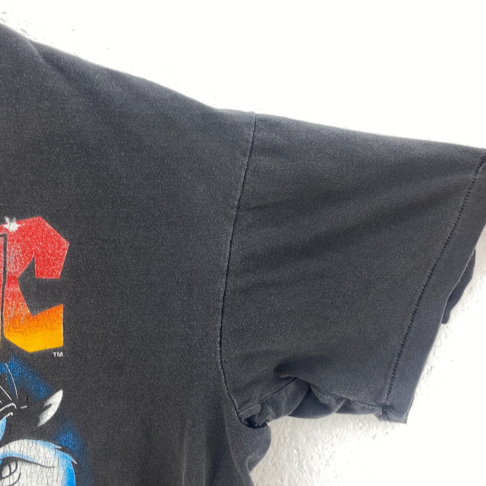 Vintage Looney Tunes Bugs Bunny Sylvester Streetwear 1992 T-shirt Size L Black