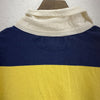 Vintage Polo Ralph Lauren Striped Yellow Navy Blue Polo T-shirt Size L
