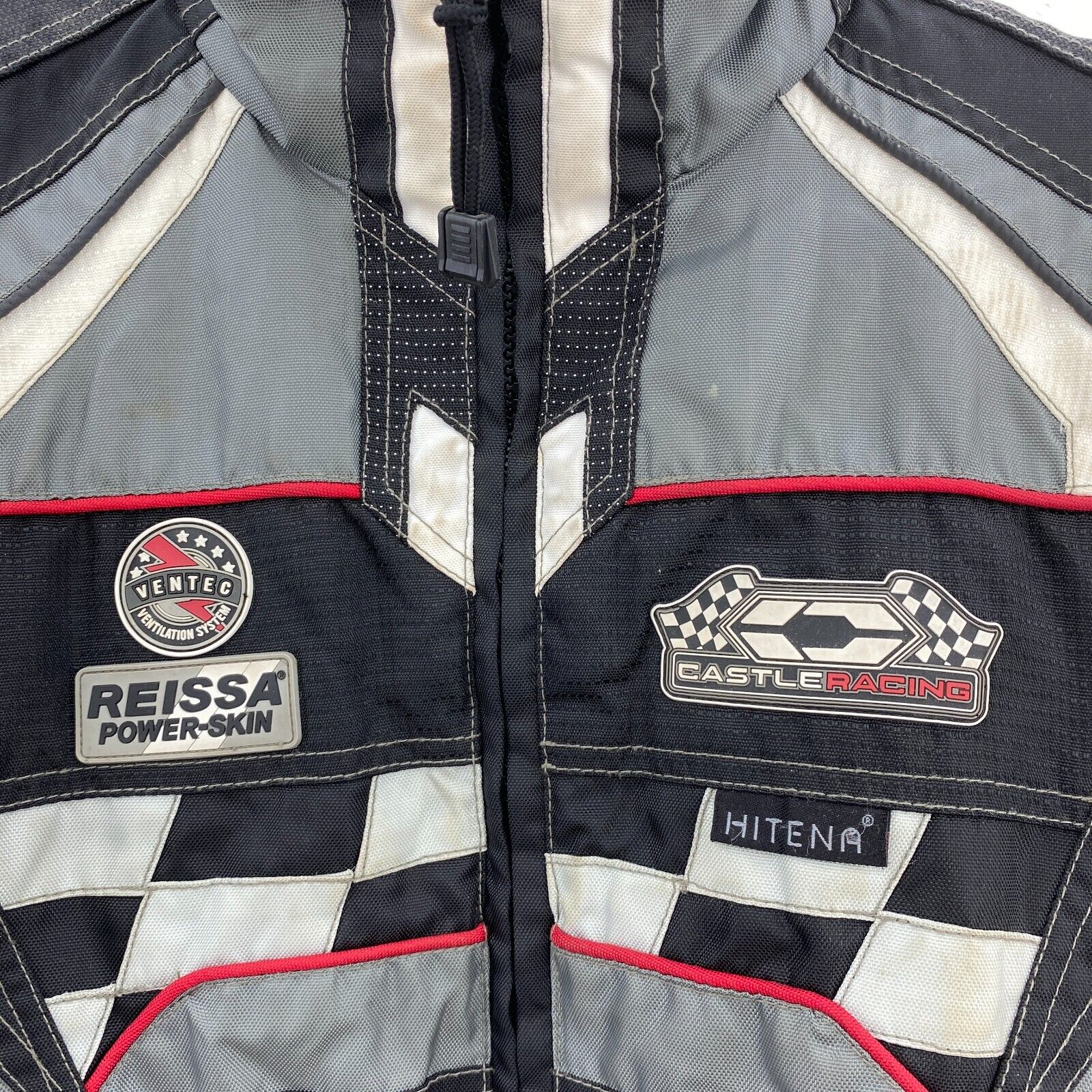 CastleX Racing Snowmobile Black Jacket Size Youth M
