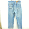 Levi Strauss 550 Orange Tab Light Wash Denim Jeans Size 40 x 32 Relaxed Fit
