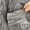 Hein Gericke Black Leather Jacket Size M Motorcycles Ryder Racing