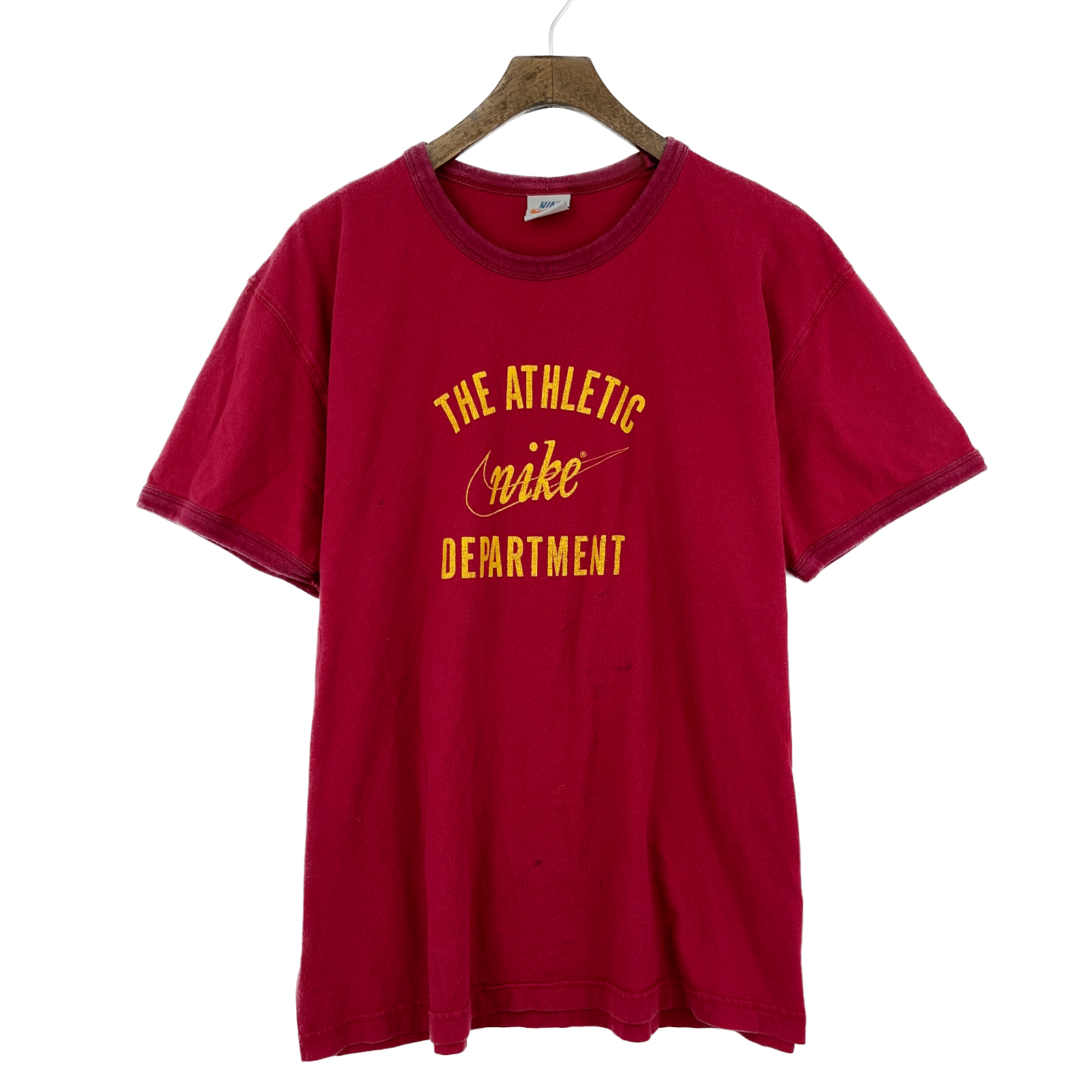 Vintage Nike The Athletic Department Burgundy Red T-shirt Size XL
