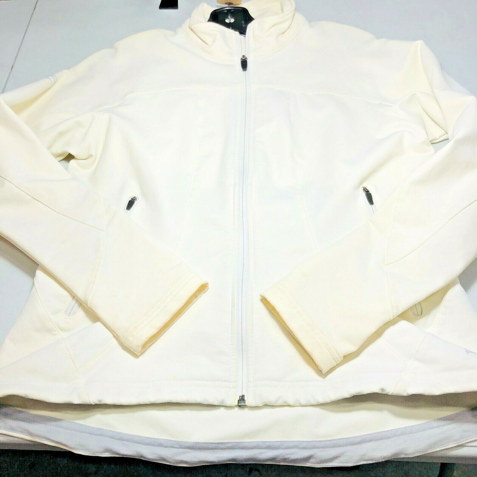 Nike ACG Nylon White Jacket Full Zip Size S Stretch