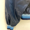 Good Year Bloomer Eagle Logo Snapped Bomber Navy Blue Jacket Size M