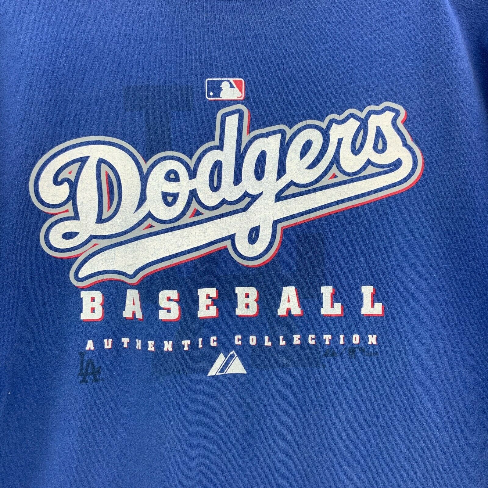 Los Angeles Dodgers Blue T-shirt Size L MLB Baseball