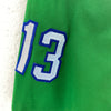 Californias Stewart #13 Green White Long Sleeve Jersey Size XL