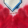 Lee Boston Red Sox MLB Baseball Navy Blue Red Tie Dye T-shirt Size M