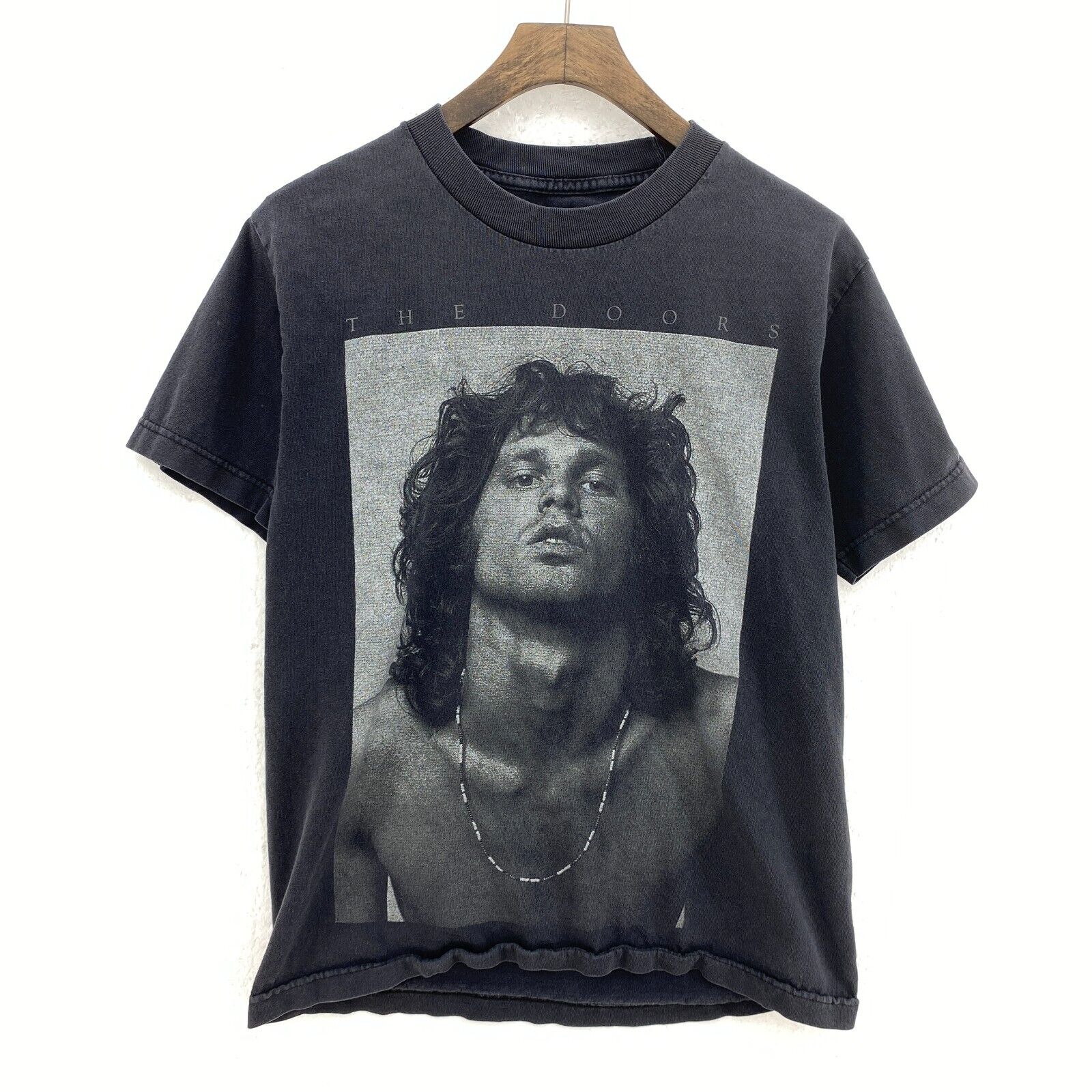 Vintage The Doors Rock Band Jim Morrison Black T-shirt Size S