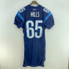 Toronto Argonauts CFL #65 Mills Blue Short Sleeve Jersey Size M