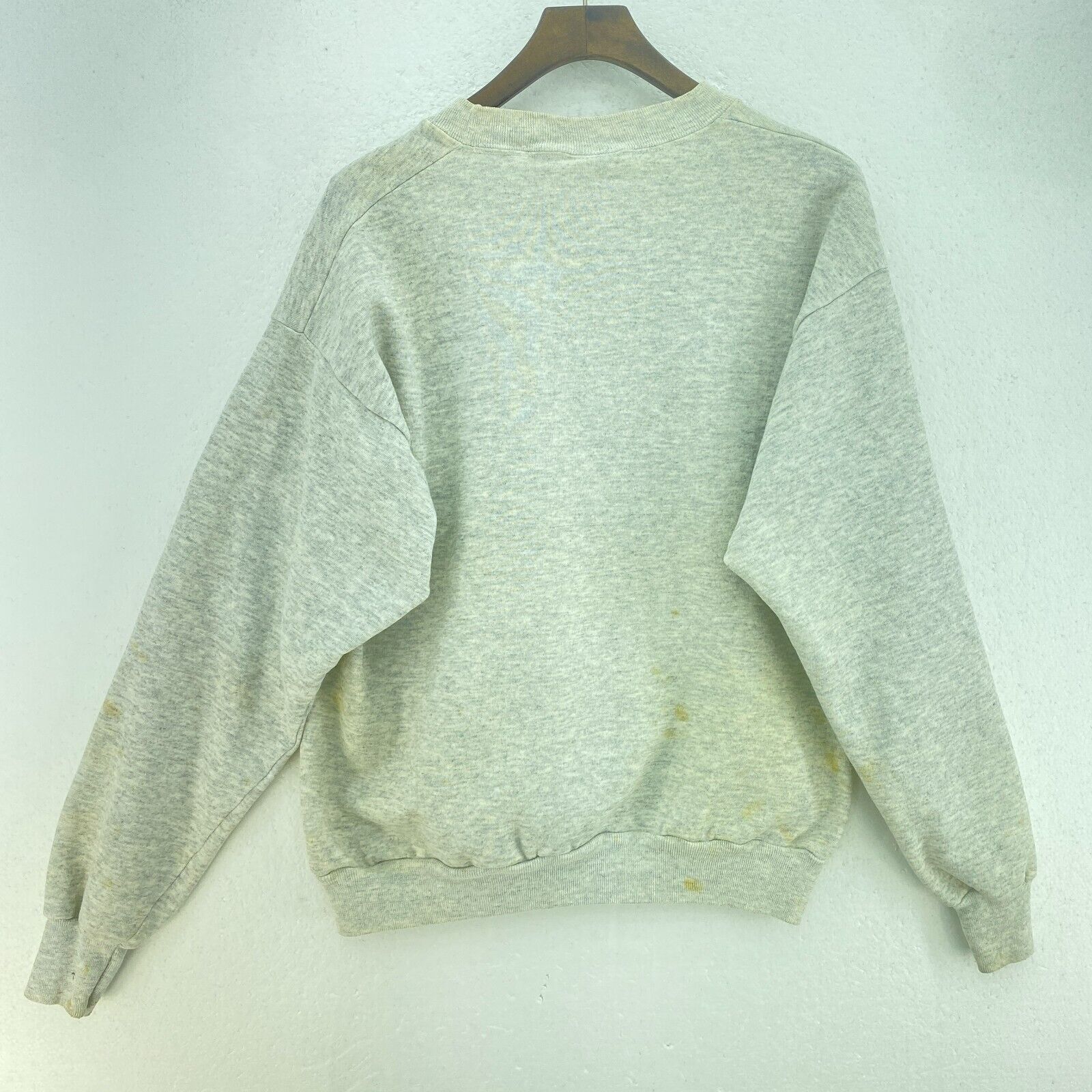 Warner Bros Happy Holidays Tweety Bugs Bunny 1994 Gray Sweatshirt Size L