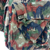 Swistzerland Military Paintball Camo Green Hooded Pockets Full Zip Jacket Size M