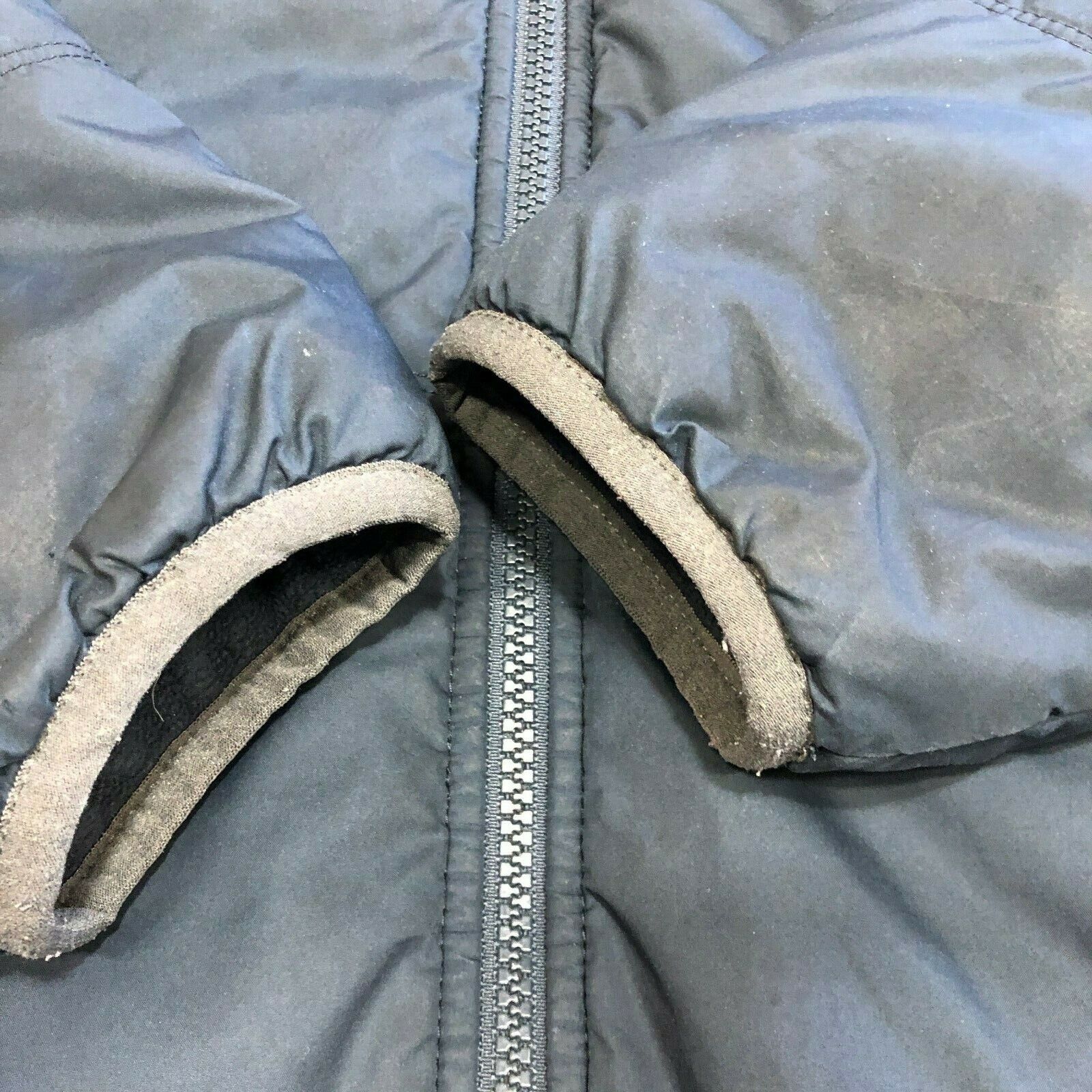 The North Face Boys' Reversible Dark Blue Jacket Size L Full Zip