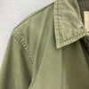 Vintage 1970s Military m-1 Stencil deck Jacket Green Large