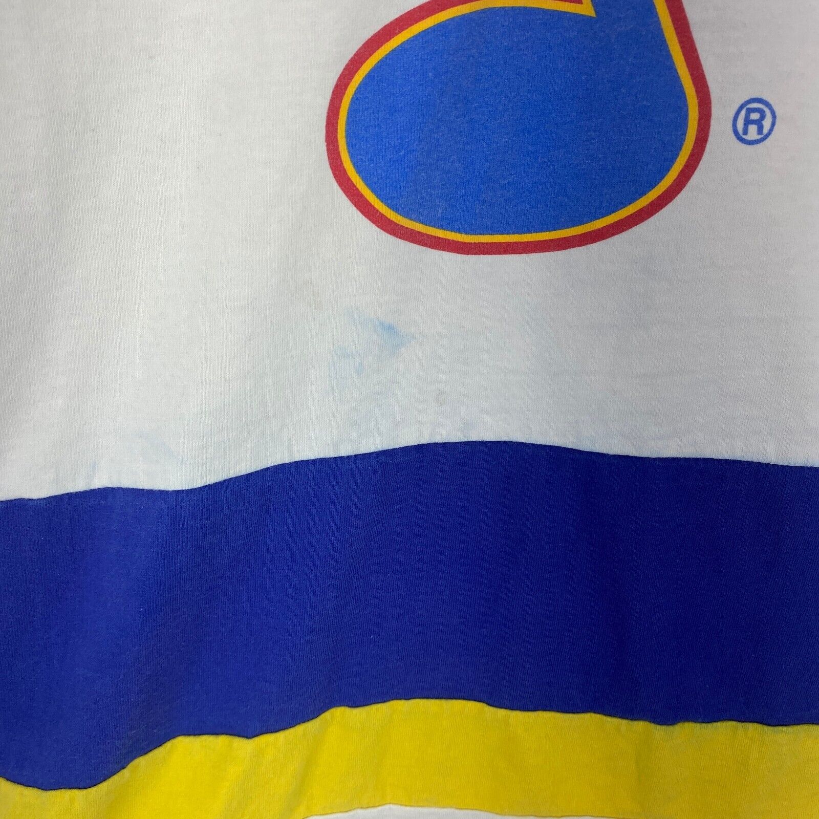 Vintage Nutmeg CCM St. Louis Blues White Long Sleeve T-shirt Size XL