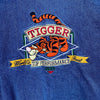 Disney Tigger 1968 Winnie Pooh Blue Denim Insulated Bomber Jacket Size XL