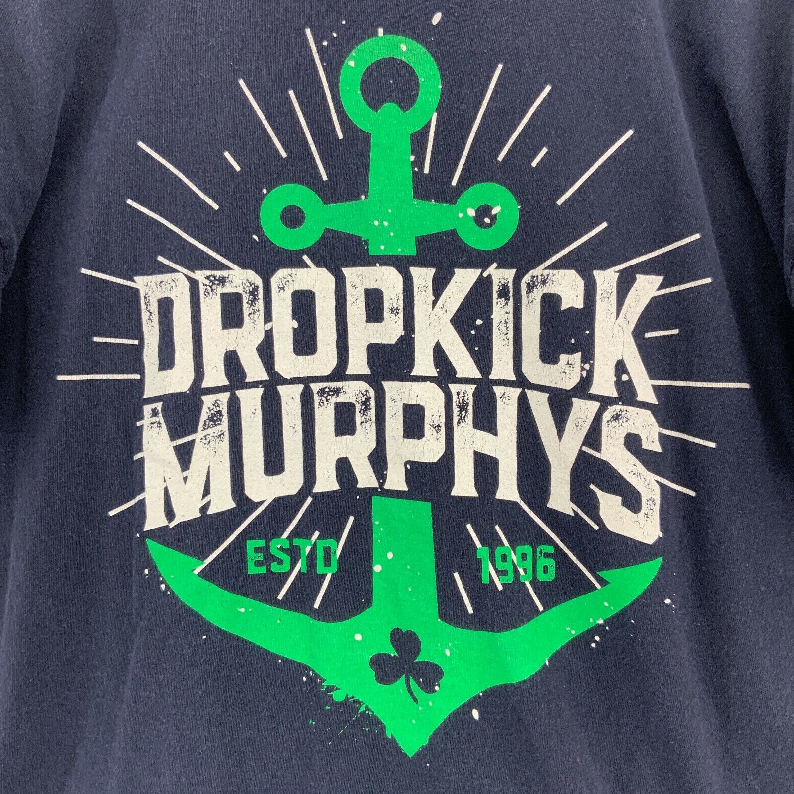 Dropkick Murphys St. Patrick's Day Tour 2019 Black T-shirt Size L