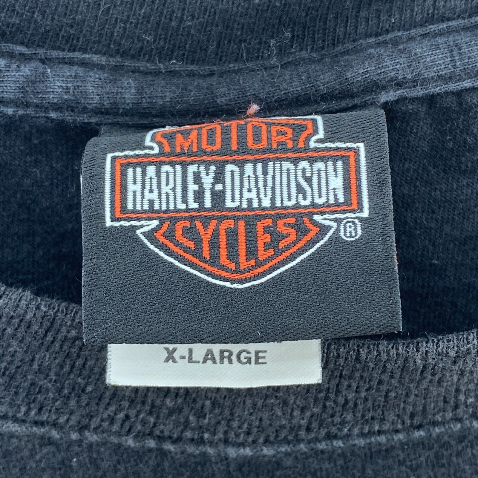 Harley Davidson Motorcycles BIig Hog 2015 Black T-shirt Size XL Tee