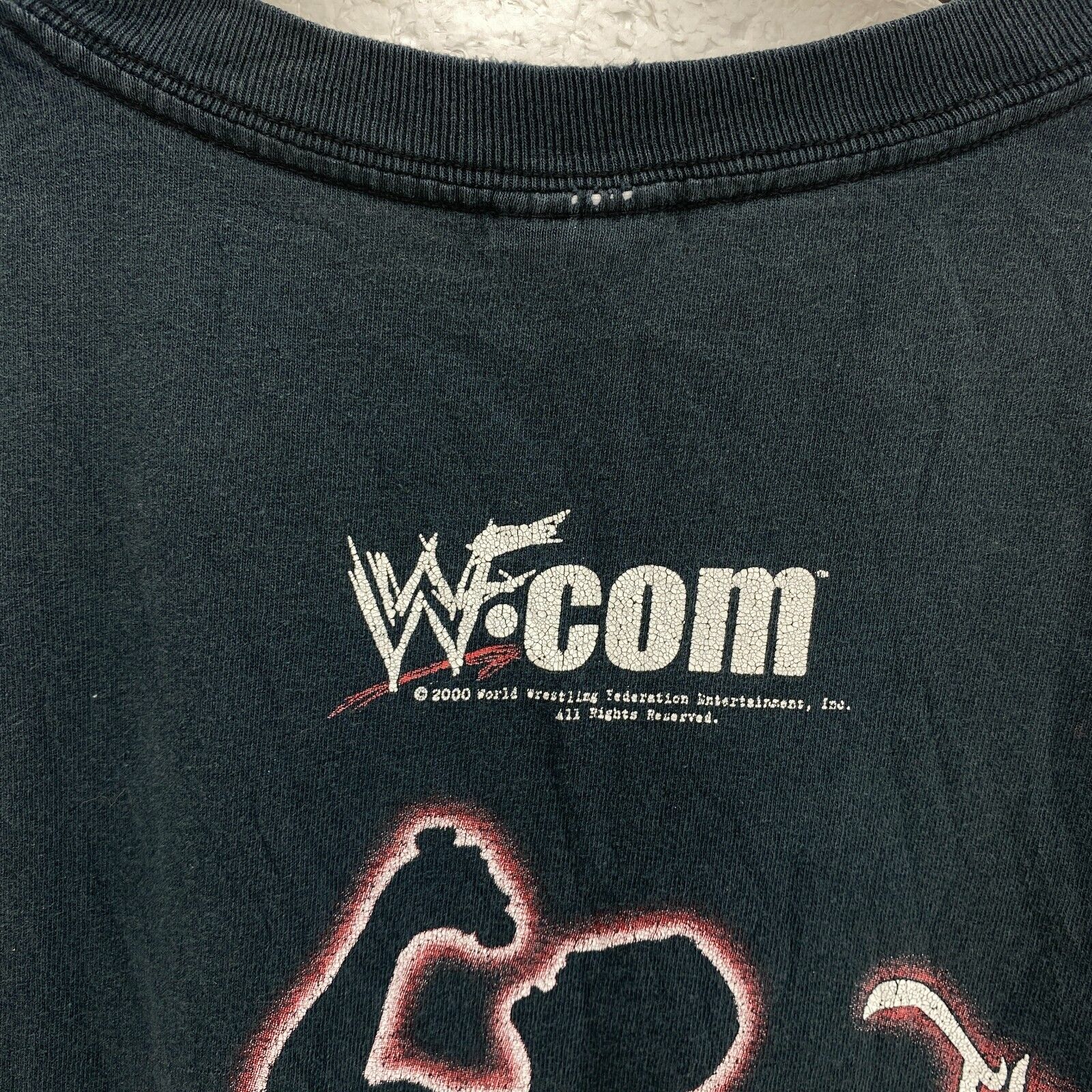 WWE Wrestling 2000 Your Role Know It Black T-shirt Size L