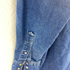 Vintage Carhartt Double Pocket Medium Wash Blue Denim Shirt Size M