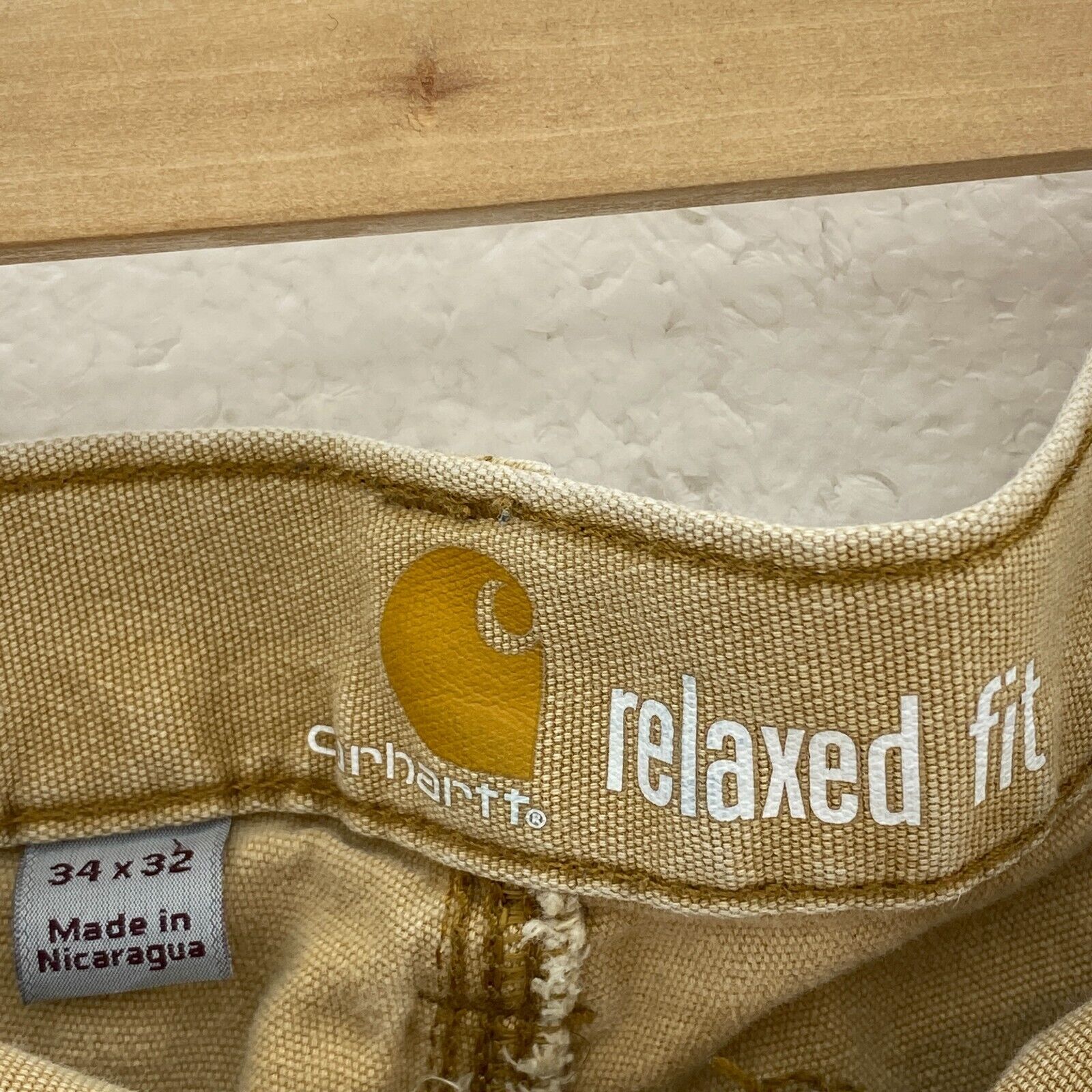 Carhartt Workwear Tan Cargo Pants Size 34