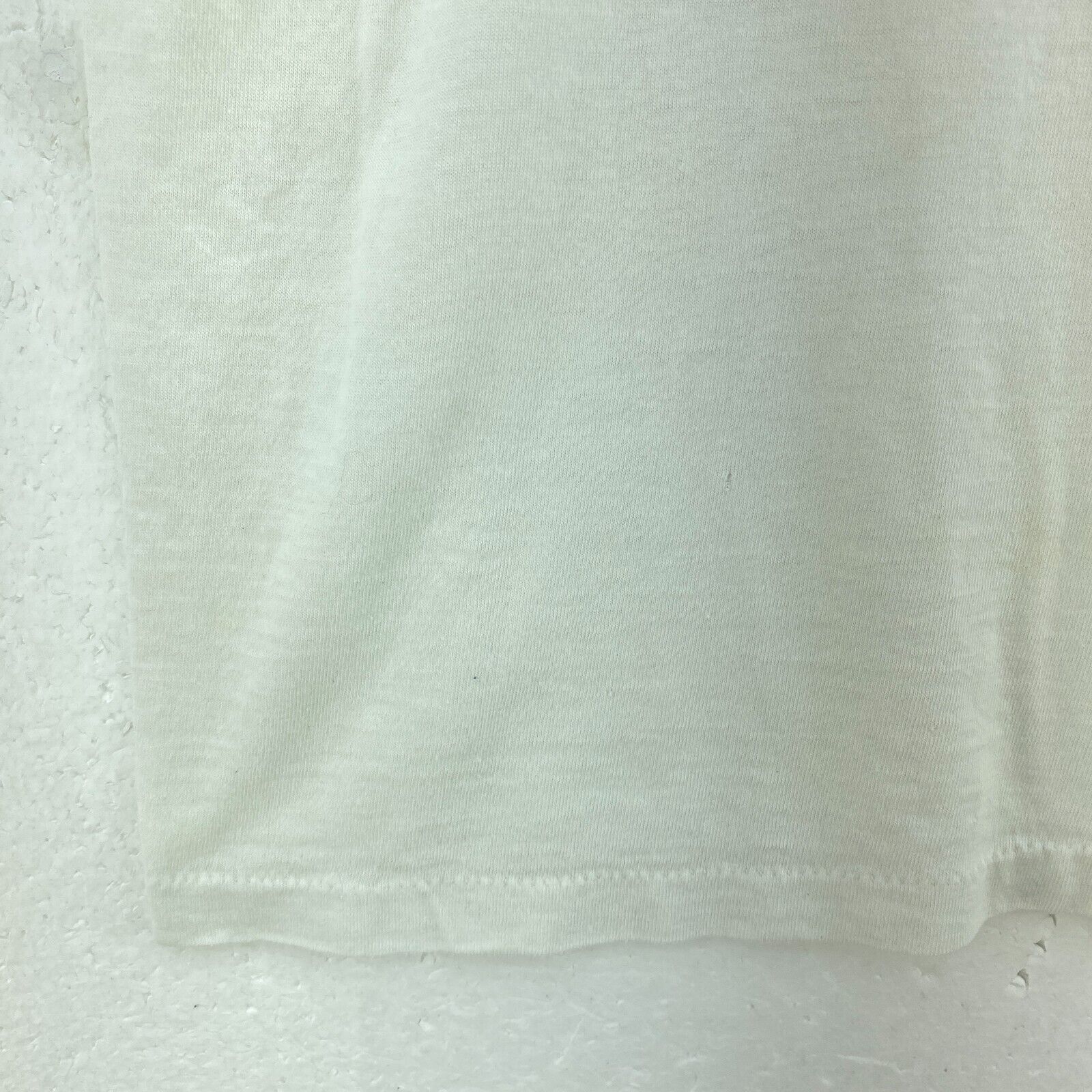 Oklahoma Sooner State Native American Print White T-shirt Size M Single Stitch