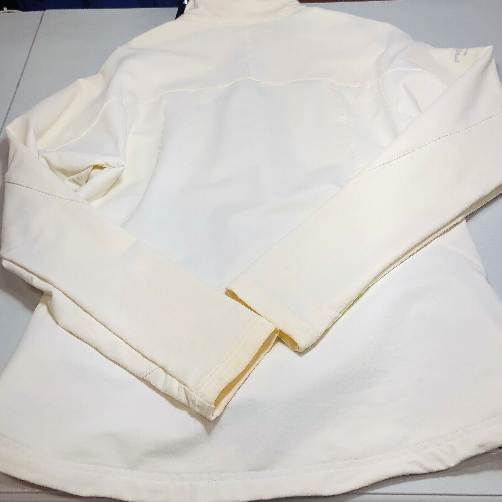 Nike ACG Nylon White Jacket Full Zip Size S Stretch