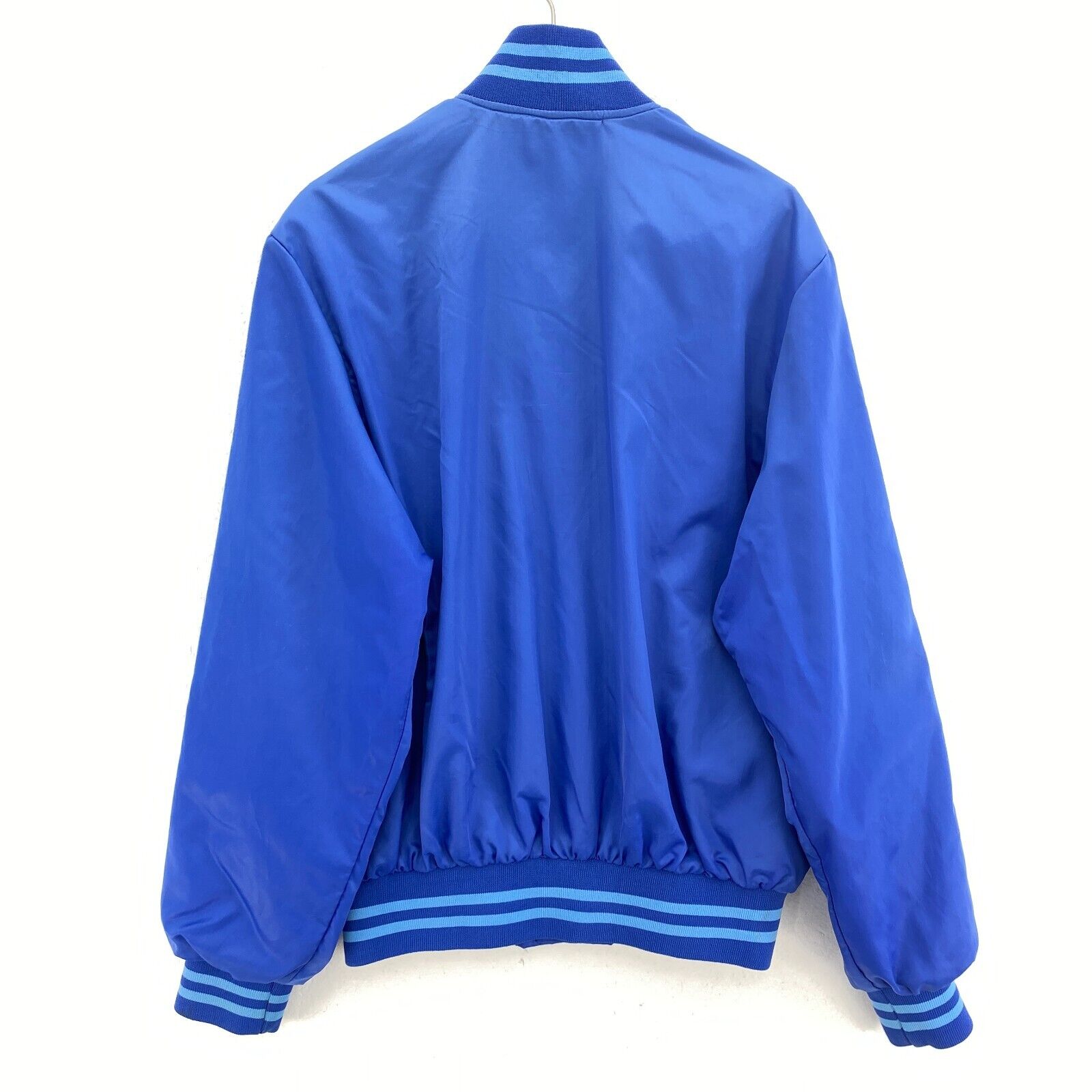 Toronto Blue Jays Snapped Satin Bomber Jacket Size M