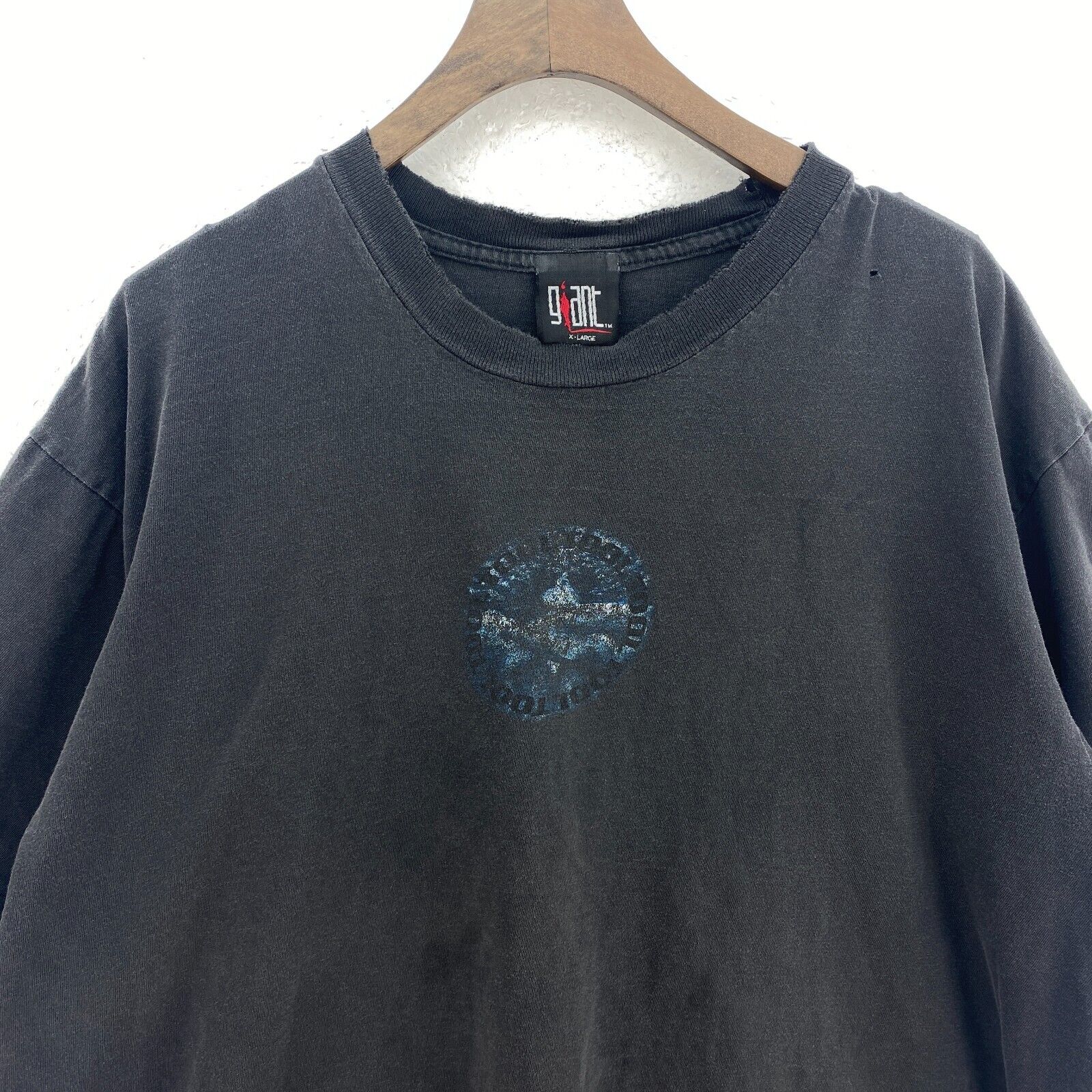 Vintage Faded Tool Band Shirt Giant Licensed Black Size XL