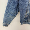 Vintage Levi Strauss Sherpa Acid Wash Trucker Denim Jacket Size S