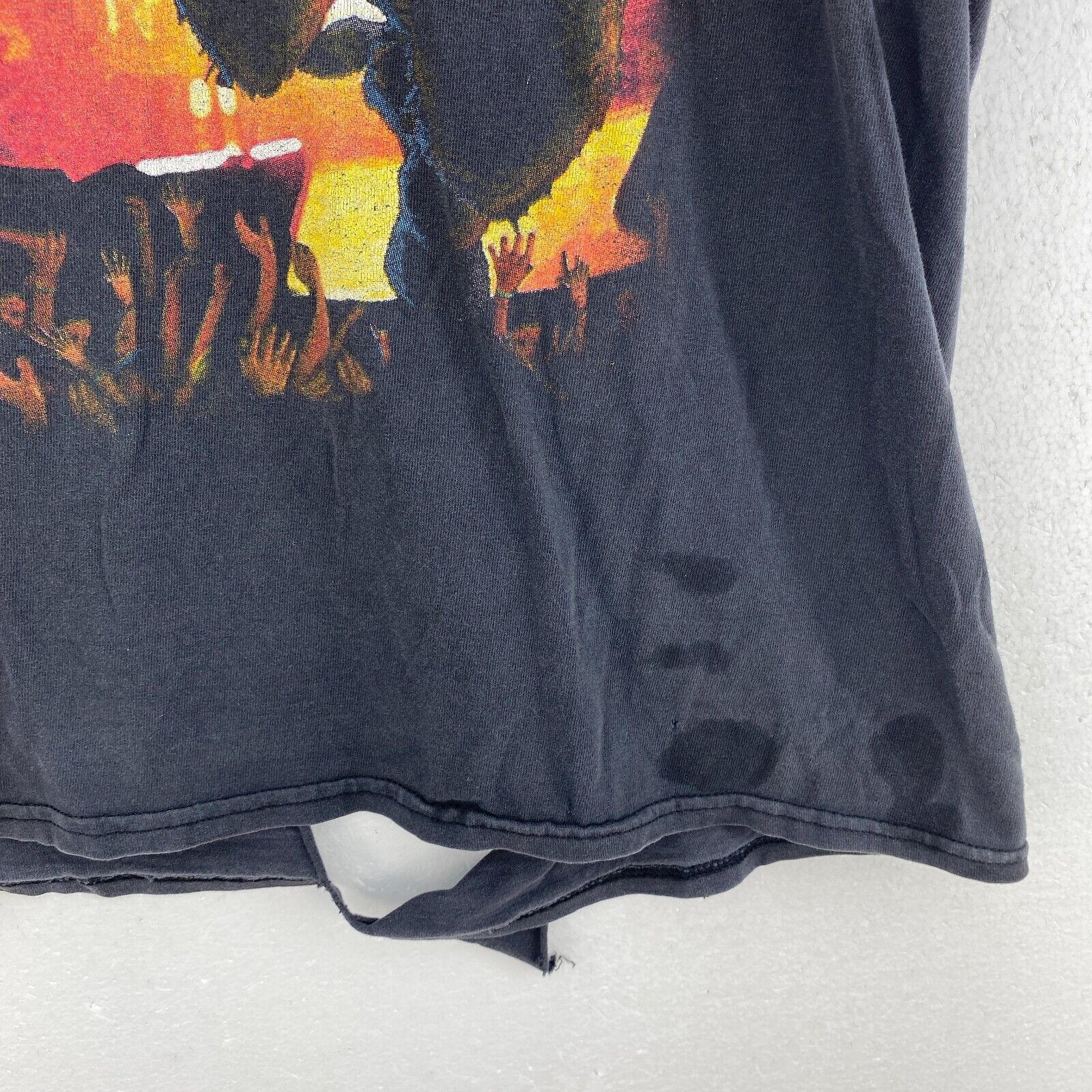 Ozzfest 2002 Devil Music Festival Rock Black T-shirt Size XL