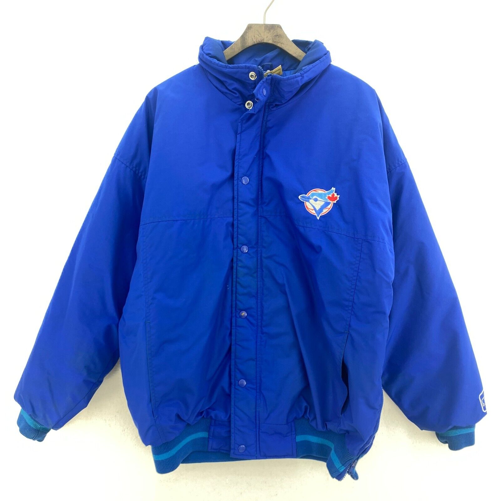 Starter Toronto Blue Jays Blue Full Zip Insulated Jacket Size L