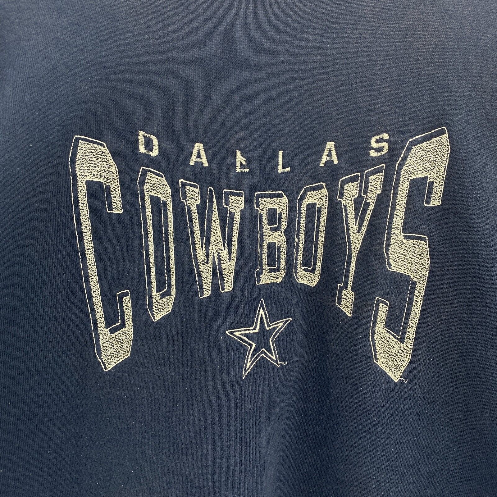 Dallas Cowboys NFL Navy Blue Crew Neck Sweatshirt Size XXL
