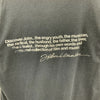 1988 Warner Bros Imagine John Lennon Portrait Beatles Black T-shirt Size L
